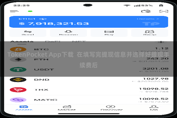 TokenPocket App下载  在填写完提现信息并选择好提现手续费后